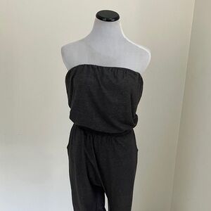Spiritual Gangster heather grey sleeveless jumpsuit